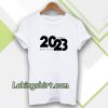 Logo happy new year 2023 T-shirt TPKJ3