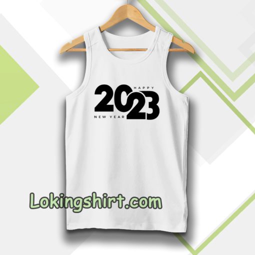 Logo happy new year 2023 Tanktop TPKJ3