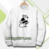 These Vintage black and White Santa images Sweatshirt TPKJ3