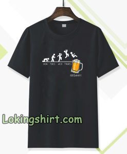 beer drinking t-shirt TPKJ3