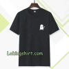 halloween cartoon ghost pocket t-shirt TPKJ3