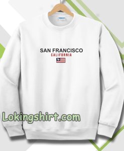 san francisco california sweatshirt TPKJ3