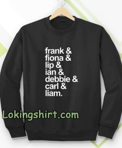 shameless cast sweatshirt TPKJ3