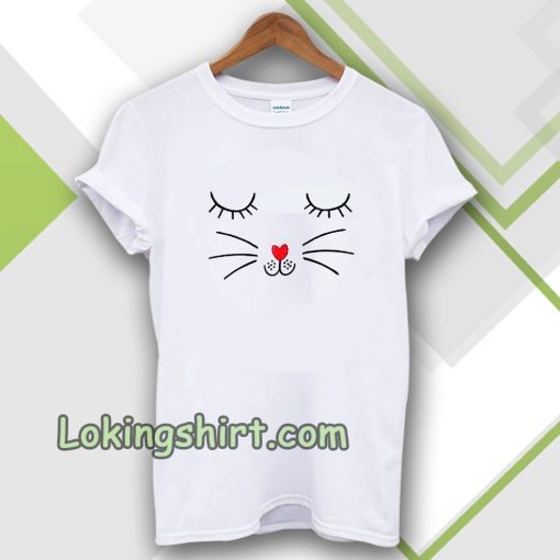 CAT FACE T-SHIRT TPKJ3