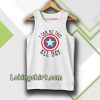 Captain America Women's Ideal Racerback Tanktop TPKJ3