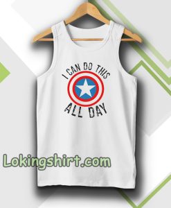 Captain America Women's Ideal Racerback Tanktop TPKJ3