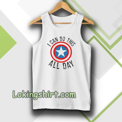 Captain America Women's Ideal Racerback Tanktop TPKJ3