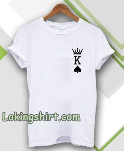 Herren Krone King Of Spades Poker t-shirt TPKJ3