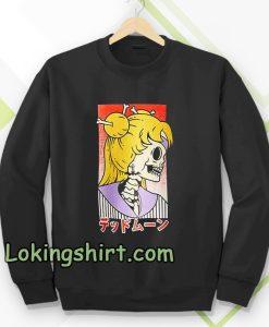 Japanese Letter Skull sailormoon Sweatshirt TPKJ3