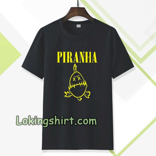 Piranha Nirvana Parody T-Shirt TPKJ3