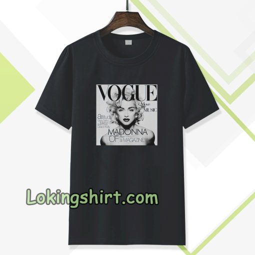 Unisex 80'S Madonna Vogue Short Sleeve T-Shirt TPKJ3