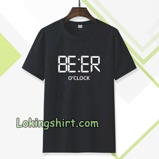 beer o'clock t-shirt unisex TPKJ3