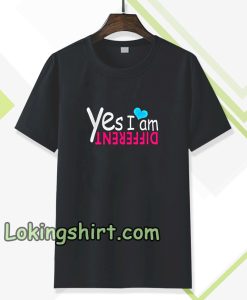 yes i am different T-shirt TPKJ3