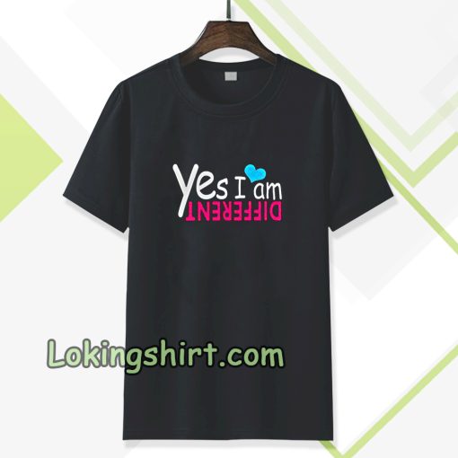 yes i am different T-shirt TPKJ3