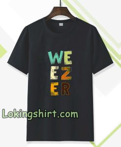 Band WEEZER - COLORED LOGO T-SHIRT TPKJ3