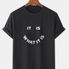 Letter Smile Graphics T-Shirt TPKJ3