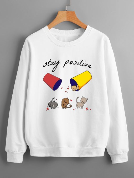 Stay Positive Sweatshirt TPKJ3