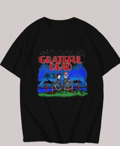 Grateful Dead Golden Gate San Francisco Skeleton T-shirt TPKJ3