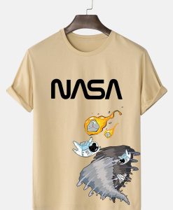 Men Astronaut And Letter Graphic Tee TPKJ3