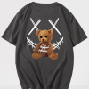 Men Bear Print Tee TPKJ3